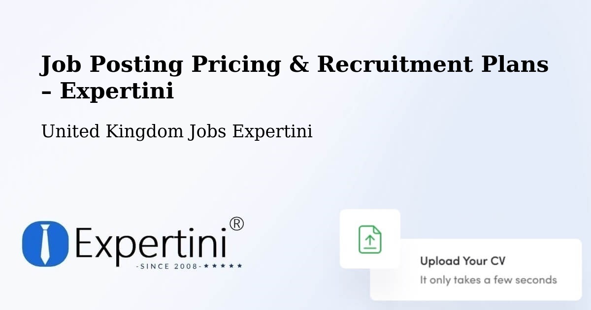 Job Posting Pricing & Recruitment Plans – Mablethorpe - Mablethorpe, United Kingdom Jobs Expertini